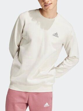 Men's Feel Cozy Fleece Crew - Beige - Large - NWT